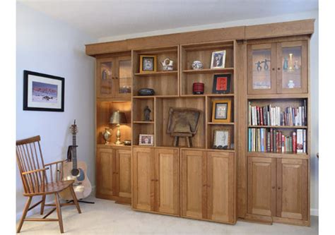 Library Wall Bed Hardwood Artisans