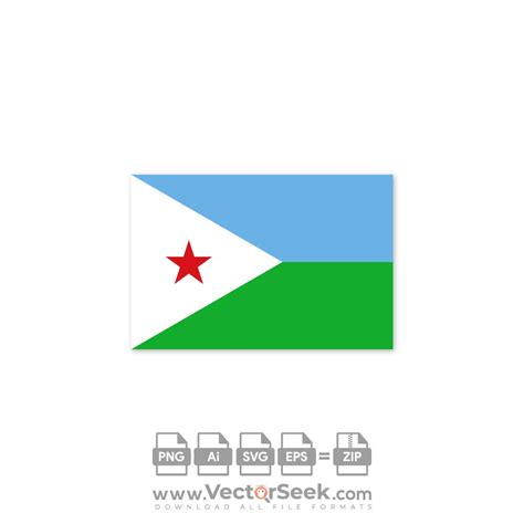 Djibouti Flag Vector - (.Ai .PNG .SVG .EPS Free Download)