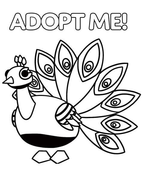 Adopt Me Pets Coloring Pages Printable