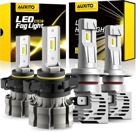 Buy Auxito H H Led Headlight Bulbs Led Fog Light Bulbs