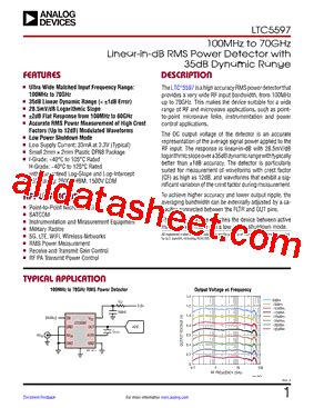 ADMV1017 Datasheet PDF Analog Devices