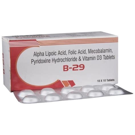 B 29 Tablet Uses Price Dosage Side Effects Substitute Buy Online