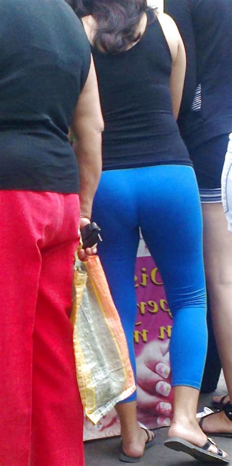 Wifey In Blue Trousers Yam Sized Bootie And VPL ZB Porn