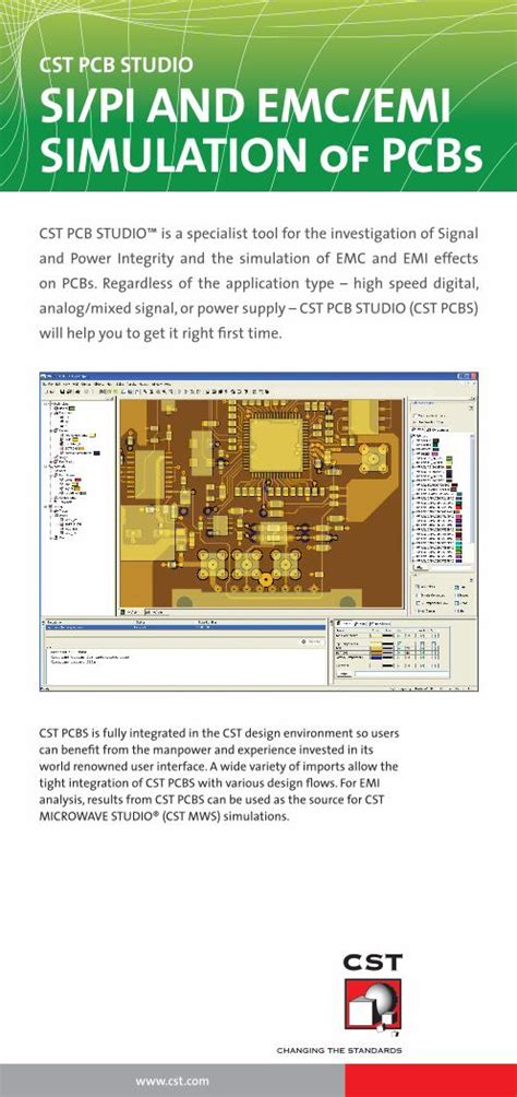 Pdf Cst Pcb Studio Sipi And Emcemi Simulation Of Pcbs · Pdf Fileó