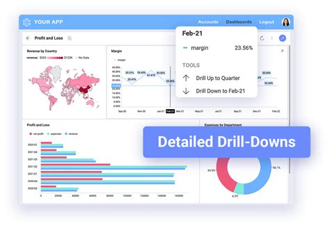 Embedded Analytics Features By Reveal