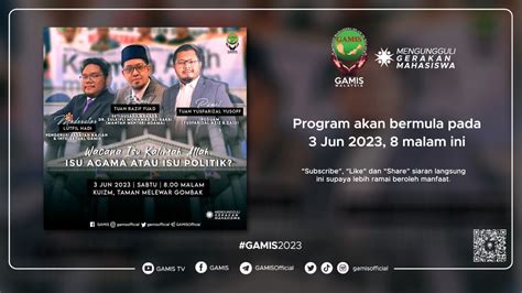 WACANA ISU KALIMAH ALLAH ISU AGAMA ATAU ISU POLITIK YouTube