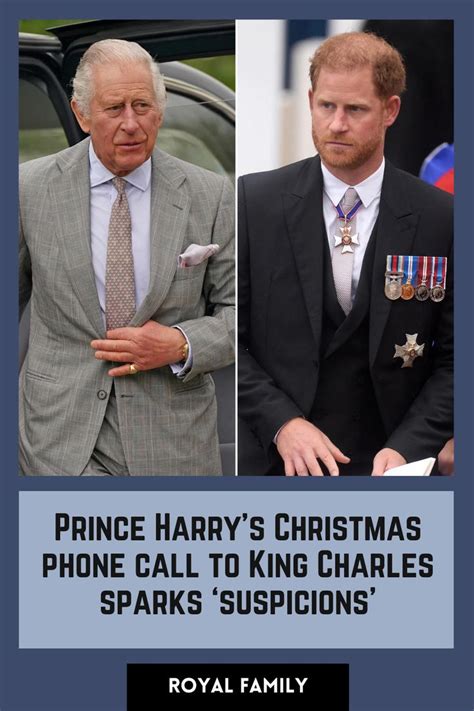 Does Prince Harry S Christmas Phone Call To King Charles Raise