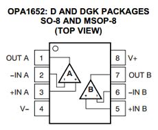 OPA1652 Datasheet FET Input Audio Operational Amplifier