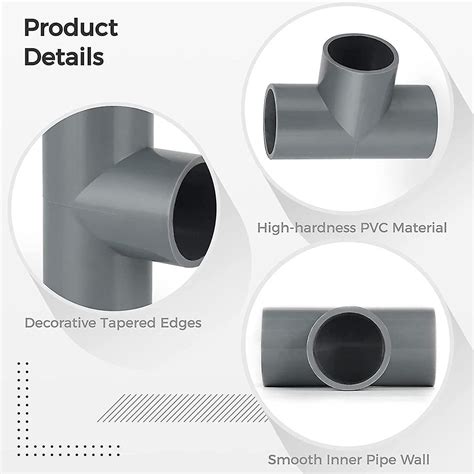 Way Tee Pvc Fittings Pcs Heavy Duty Inch Pvc Pipe Fittings