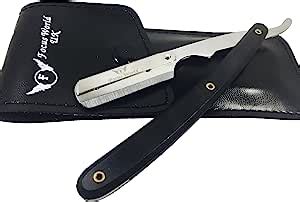 Straight Cut Throat Razor Traditional Manual Barber Men Stainless Steel