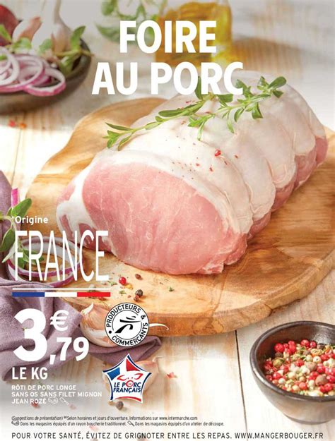 Promo Rôti De Porc Longe Sans Os Sans Filet Mignoçn Jean Rozé chez