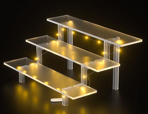 buy winkine  tier acrylic display stand acrylic risers  displays