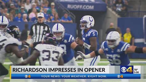 Colts Drop Season Opener To Jaguars As Anthony Richardson Scores First