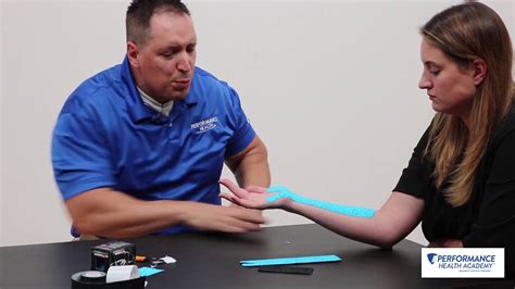 Kinesiology Taping Technique For Carpal Tunnel Youtube