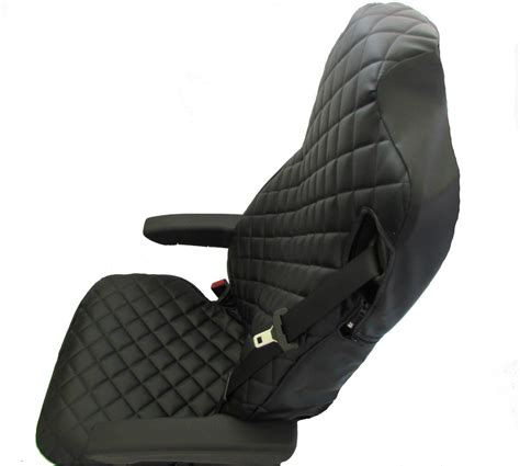 Truck Seat Covers Designed To Fit Mercedes Actros Mp Eco Leather Black