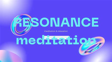 Resonance Meditation Audio Visual Program Meditation And Relaxation