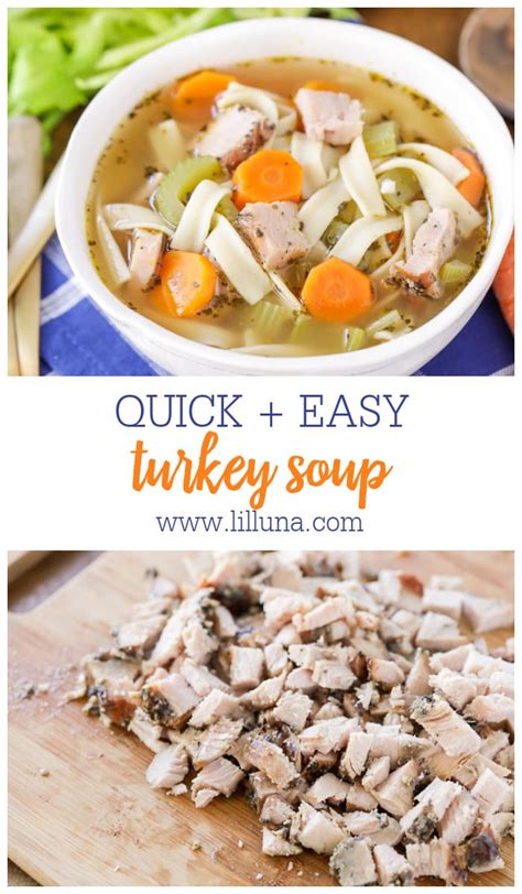 Turkey Soup Quick Easy Lil Luna