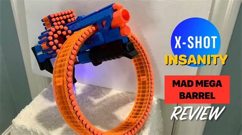 X Shot Insanity Mad Mega Barrel Full Review With Firing Demo And Fps