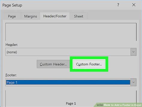 How To Add A Footer In Excel 11 Steps With Pictures Wikihow