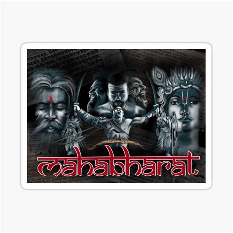 "Mahabharat " Sticker for Sale by Sansahota | Redbubble