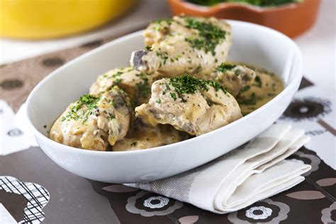 Receita deliciosa de Frango de fricassé Teleculinária