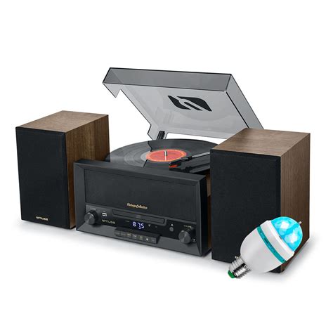 Platine Vinyle Muse Mt Mb Avec Syst Me Cd Bluetooth Usb St R O