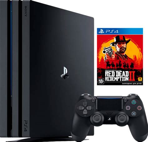 Купить Sony PlayStation 4 Pro (1TB) (CUH-7216B) + игра Red Dead ...