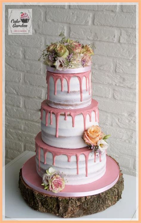 Naked Wedding Cake CakeCentral