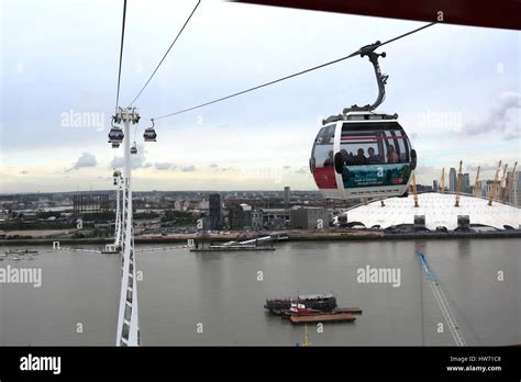 View From The Emirates Air Line Cable Car Royal Docks Terminal