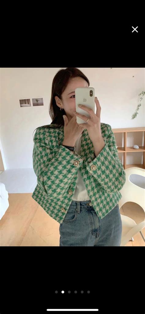 Vintage Tweed Jacket 후루츠패밀리