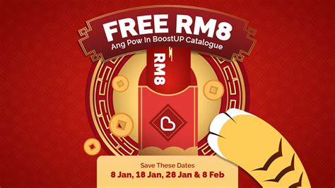 Get Free RM8 Ang Pows Over RM388 888 In Cashback More Amazing CNY