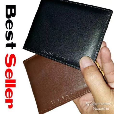 Jual Dompet Kulit Pria Pendek Asli Full Grain Kulitsapi Ori Vintage