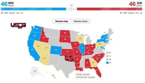 نتایج نهایی انتخابات مجلس نمایندگان و سنا آمریکا آمار‌ها و تصاویر