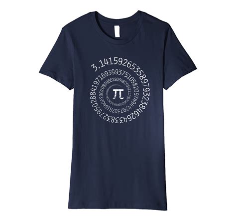 Pi Day Shirt Spiral Pi Math Design For Pi Day 314 Premium T Shirt