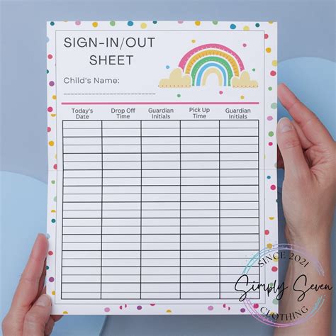 printable sign  sheet