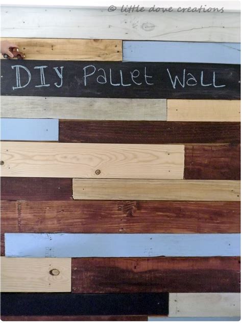 Little Dove Creations Diy Pallet Wall