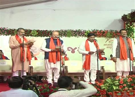 Gujarat Gets New Cabinet 24 Ministers Take Oath All Sitting Ministers Dropped