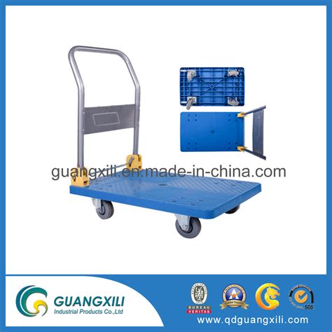 Load Kg Heavy Duty Four Wheel Platform Hand Trolley China Hand