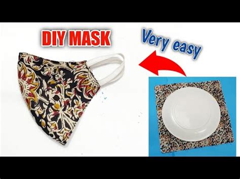 How To Make A Simple Fabric Face Mask At Home Easy Face Mask Sewing