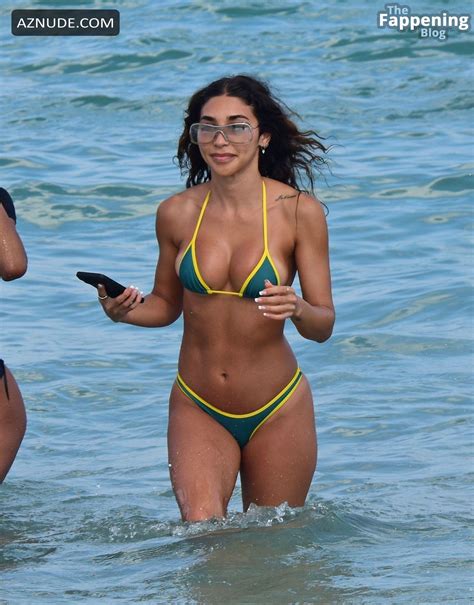 Chantel Jeffries Stuns In Sexy Bikini Thong At Miami Beach Event Aznude