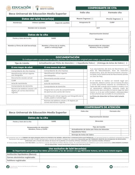 Cuáles son los pasos para completar el formulario de la beca Benito Juárez