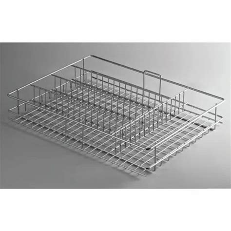 Rectangular Stainless Steel Baskets Cutlery Basket Material Grade