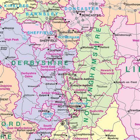 Supersize Uk Counties Wall Map