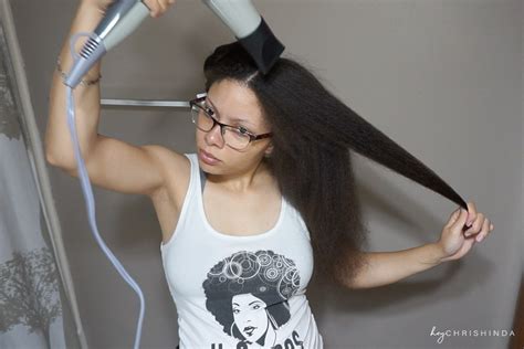 How To Safely Blow Out Your Natural Hair Hey Chrishinda