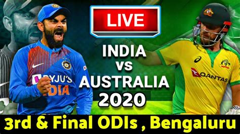 Ind Vs Aus Live Match Today India Vs Australia 2020 Highlights Ind