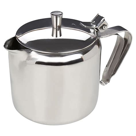 AJAY STEEL Stainless Steel Tea Serving Pot With Handle Serving Code