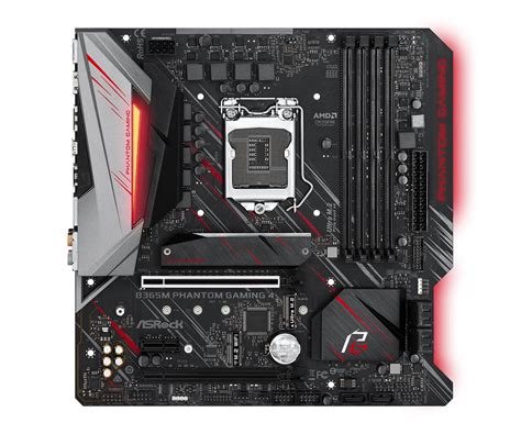 Asrock Phantom Gaming 4 Intel B365 Micro ATX DDR4-SDRAM Motherboard ...