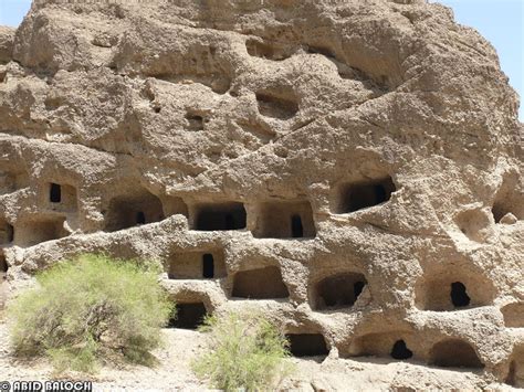 Cave city of Gondrani, Lasbela district, Balochistan.