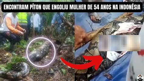 Mulher Desaparecida Encontrada Morta Dentro De Cobra De Quase M