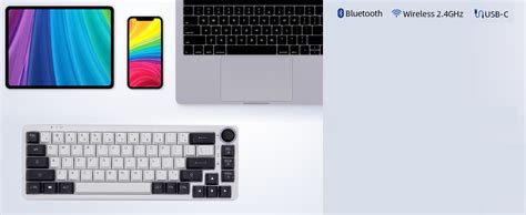 EPOMAKER Theory TH68 Pro 65 67 Keys RGB Hot Swappable Programmable Bluetooth 5 0 2 4Ghz